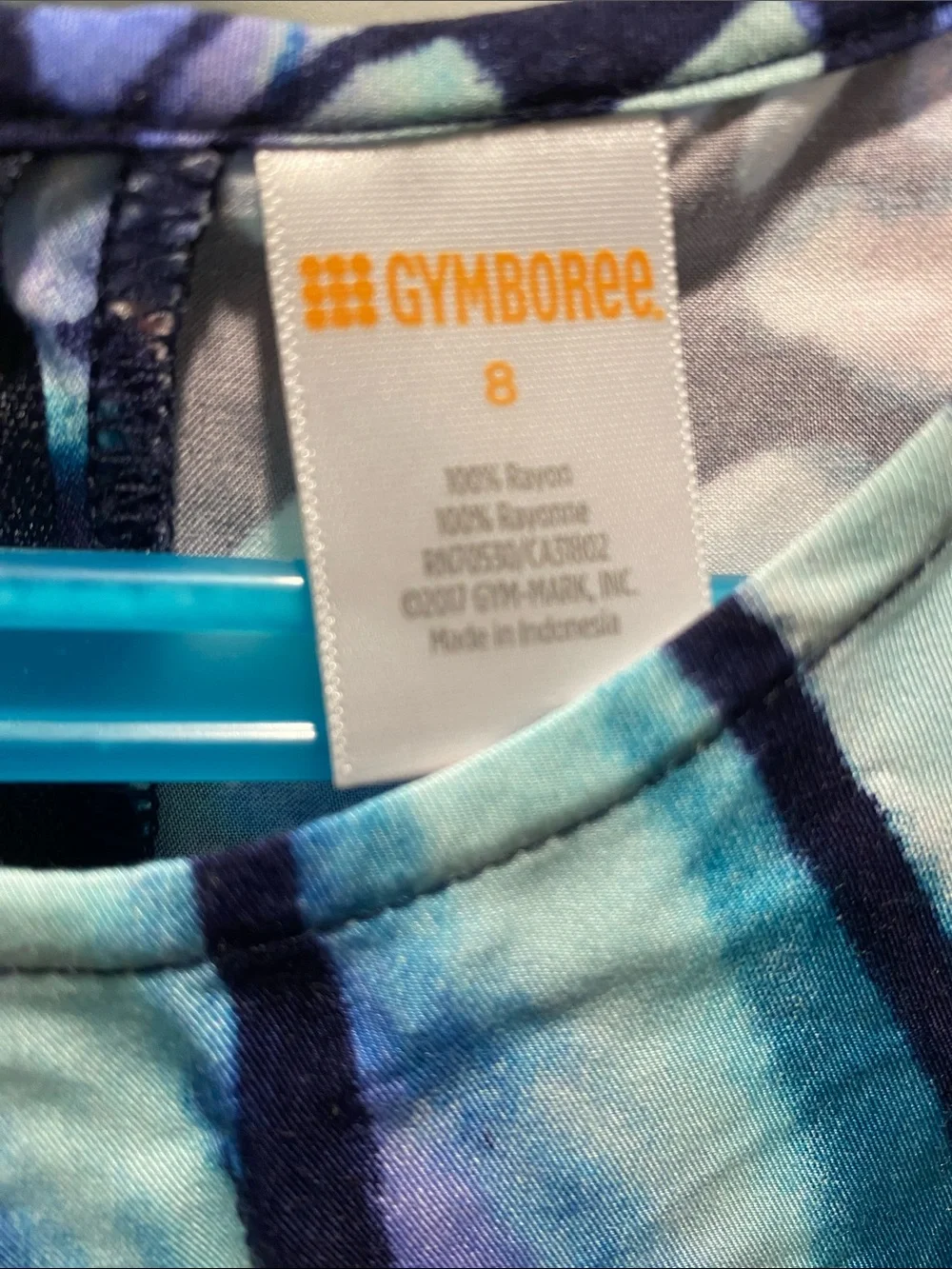 Gymboree Abstract Print Flapper Style Dress with Belt NWOT